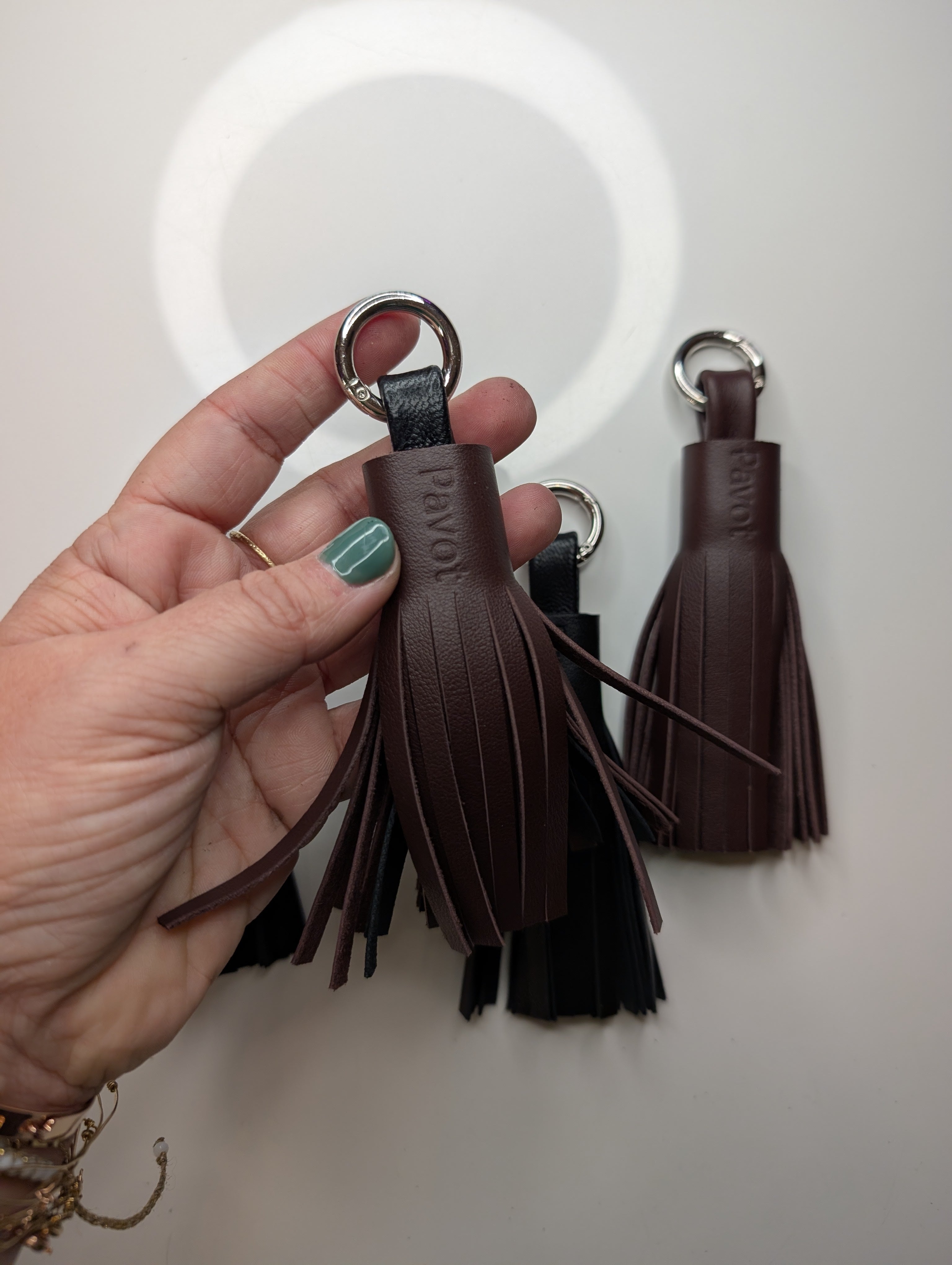Porte-clés pompon