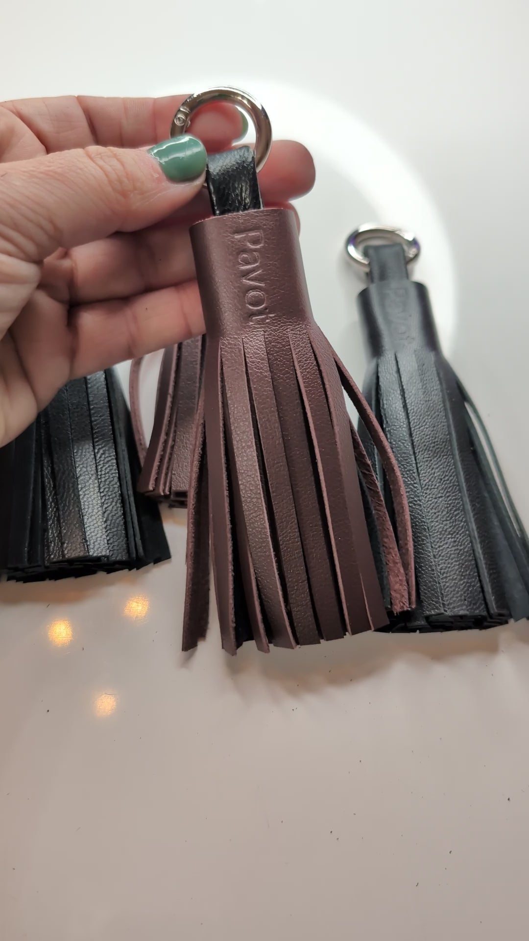 Porte-clés pompon